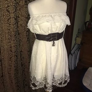 Cute strapless summer dress